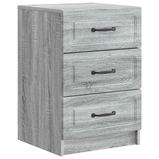 Bedside Cabinet Grey Sonoma 43 x 41 x 63.5 cm Engineered Wood Bedside Cabinet Grey Sonoma 43 x 41 x 63.5 cm Engineered Wood