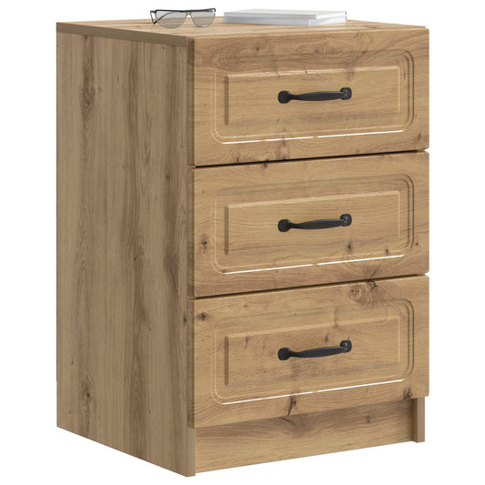 Bedside Cabinet Artisan Oak 43 x 41 x 63.5 cm Engineered Wood Bedside Cabinet Artisan Oak 43 x 41 x 63.5 cm Engineered Wood