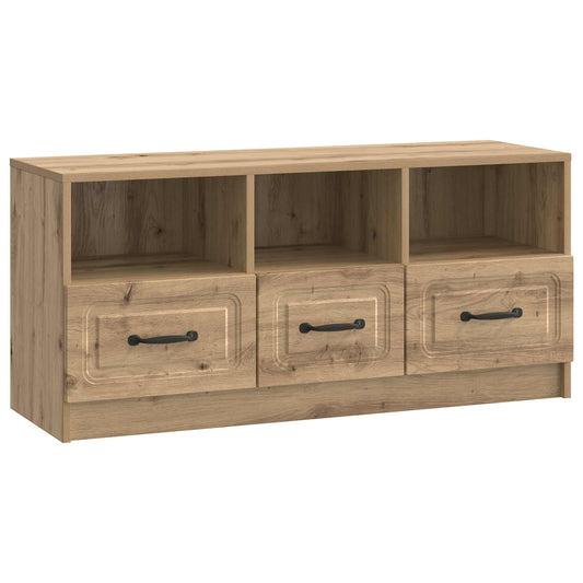 TV Cabinet Artisan Oak 102 x 34.5 x 47 cm Engineered Wood TV Cabinet Artisan Oak 102 x 34.5 x 47 cm Engineered Wood