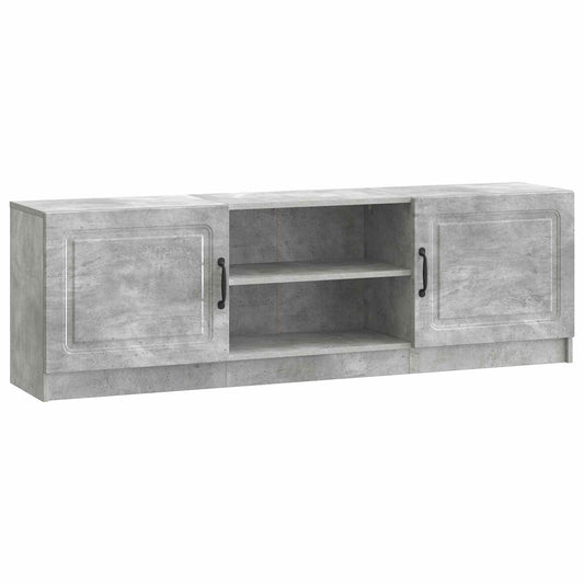 TV Cabinet Concrete Grey 150 x 31 x 47 cm Engineered Wood TV Cabinet Concrete Grey 150 x 31 x 47 cm Engineered Wood