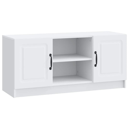 TV Cabinet White 102 x 34.5 x 47 cm Engineered Wood TV Cabinet White 102 x 34.5 x 47 cm Engineered Wood