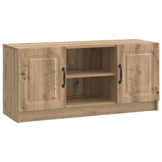 TV Cabinet Artisan Oak 102 x 34.5 x 47 cm Engineered Wood TV Cabinet Artisan Oak 102 x 34.5 x 47 cm Engineered Wood