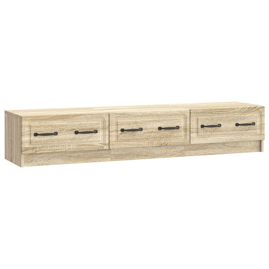 TV Cabinet Sonoma Oak 147 x 34.5 x 27 cm Engineered Wood TV Cabinet Sonoma Oak 147 x 34.5 x 27 cm Engineered Wood
