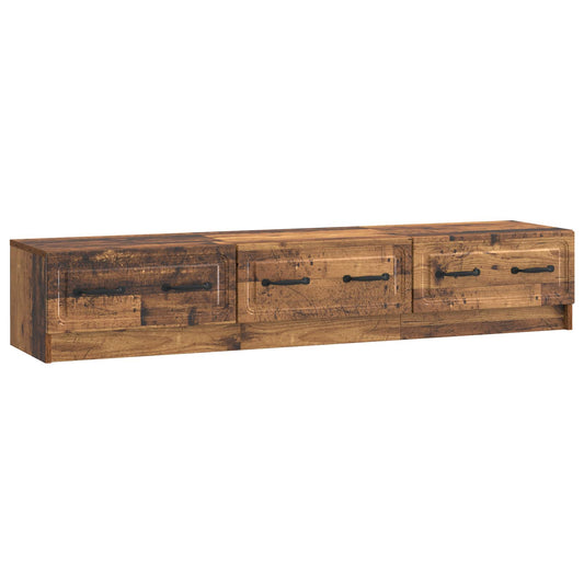 TV Cabinet Old Wood 147 x 34.5 x 27 cm Engineered Wood TV Cabinet Old Wood 147 x 34.5 x 27 cm Engineered Wood