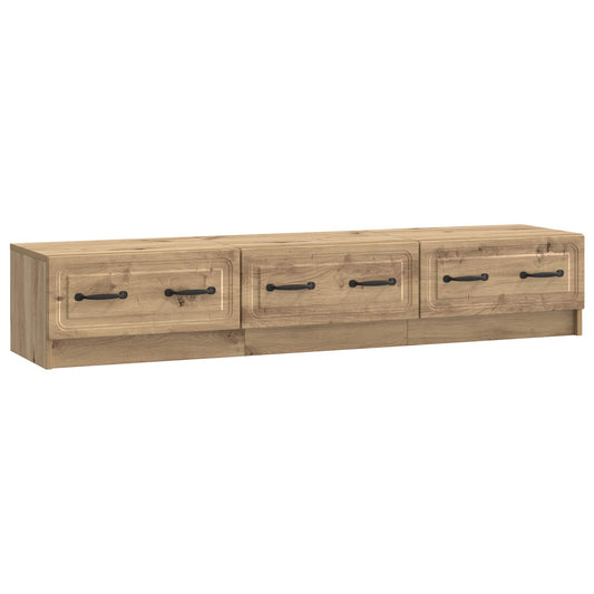 TV Cabinet Artisan Oak 147 x 34.5 x 27 cm Engineered Wood TV Cabinet Artisan Oak 147 x 34.5 x 27 cm Engineered Wood