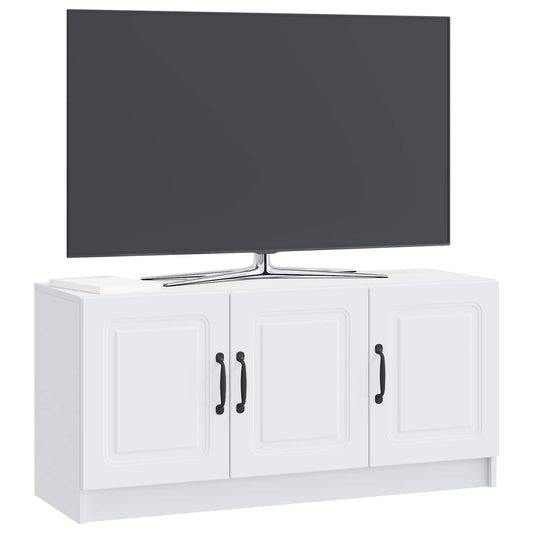 TV Cabinet White 99 x 34.5 x 47 cm Engineered Wood TV Cabinet White 99 x 34.5 x 47 cm Engineered Wood