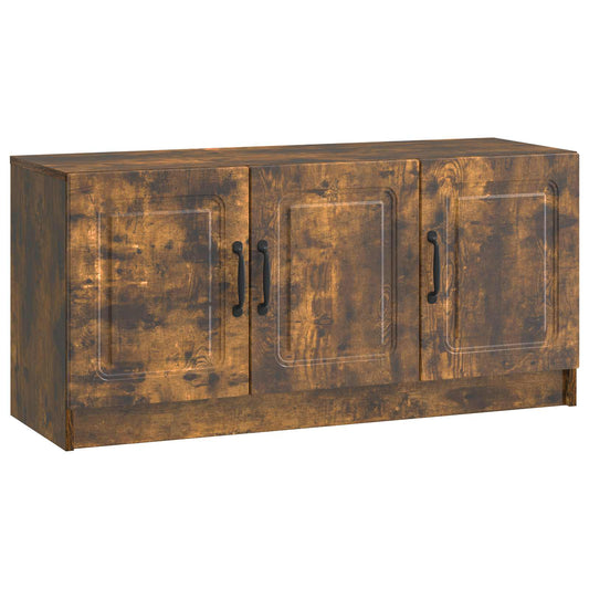 TV Cabinet Smoked Oak 99 x 34.5 x 47 cm Engineered Wood TV Cabinet Smoked Oak 99 x 34.5 x 47 cm Engineered Wood