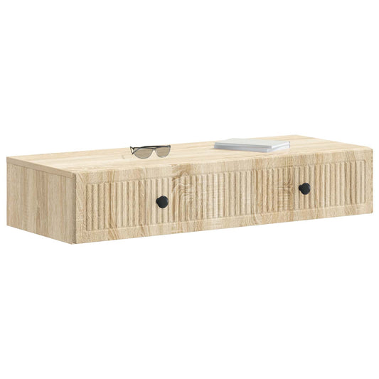 Wall-Mounted Side Table Sonoma Oak 87.5 x 34.5 x 17 cm Wall-Mounted Side Table Sonoma Oak 87.5 x 34.5 x 17 cm