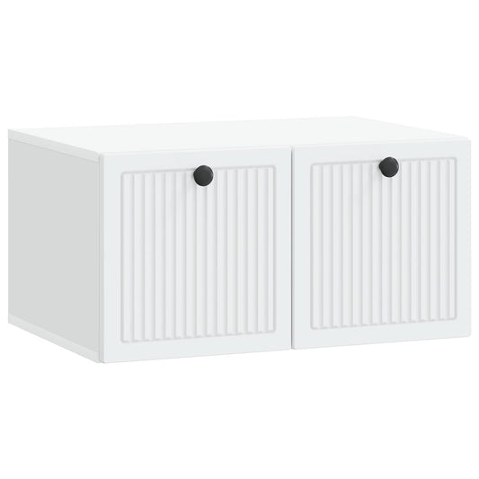 Wall-Mounted TV Cabinet White 59.5 x 41 x 30 cm Engineered Wood Wall-Mounted TV Cabinet White 59.5 x 41 x 30 cm Engineered Wood
