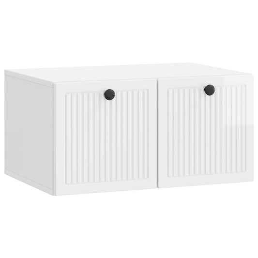 Wall-Mounted TV Cabinet High Gloss White 59.5 x 41 x 30 cm Wall-Mounted TV Cabinet High Gloss White 59.5 x 41 x 30 cm