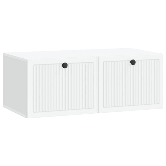 Wall-Mounted TV Cabinet White 78.5 x 41 x 30 cm Engineered Wood Wall-Mounted TV Cabinet White 78.5 x 41 x 30 cm Engineered Wood