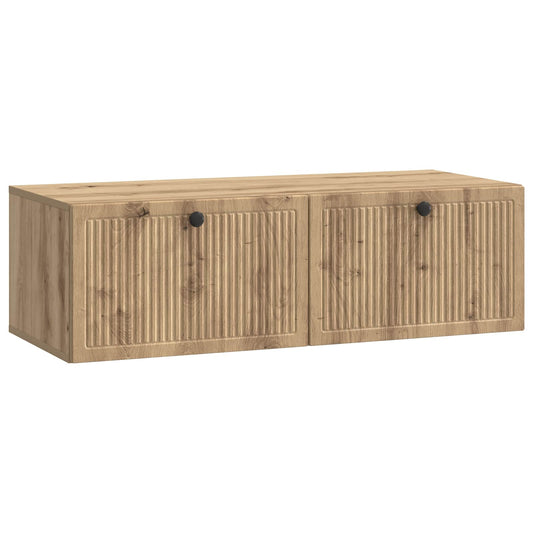 Wall-Mounted TV Cabinet Artisan Oak 98 x 41 x 30 cm Wall-Mounted TV Cabinet Artisan Oak 98 x 41 x 30 cm