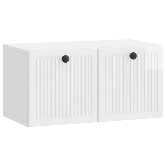 Wall-Mounted TV Cabinet High Gloss White 59.5 x 31 x 30 cm Wall-Mounted TV Cabinet High Gloss White 59.5 x 31 x 30 cm