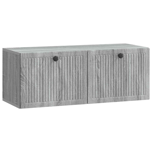 Wall-Mounted TV Cabinet Grey Sonoma 78.5 x 31 x 30 cm Wall-Mounted TV Cabinet Grey Sonoma 78.5 x 31 x 30 cm