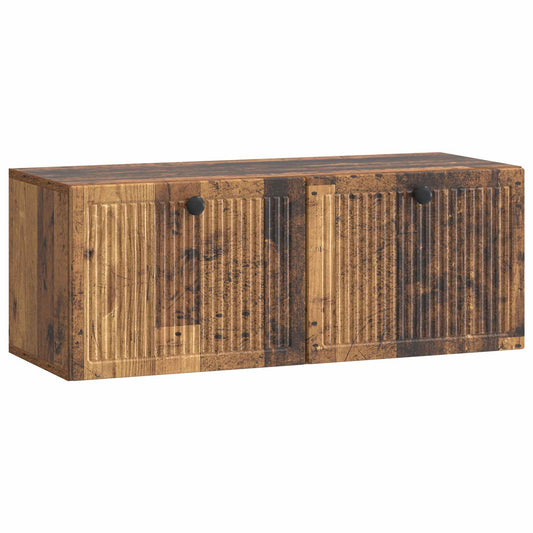 Wall-Mounted TV Cabinet Wall-mounted Old Wood 78.5 x 31 x 30 cm Wall-Mounted TV Cabinet Wall-mounted Old Wood 78.5 x 31 x 30 cm