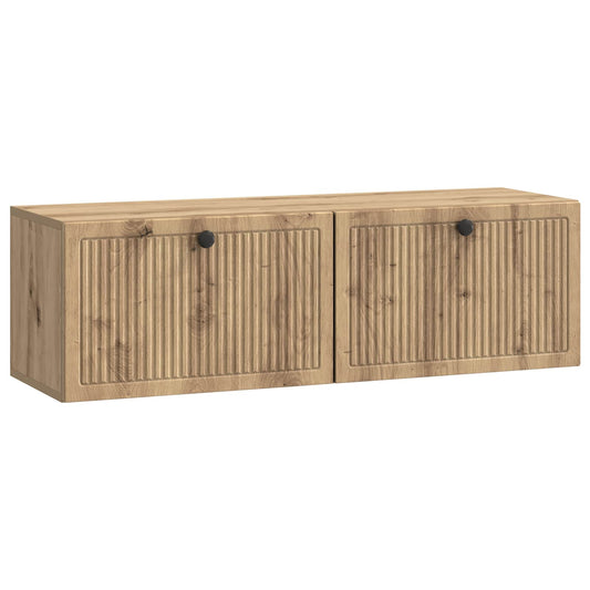 Wall-Mounted TV Cabinet Artisan Oak 98 x 31 x 30 cm Wall-Mounted TV Cabinet Artisan Oak 98 x 31 x 30 cm
