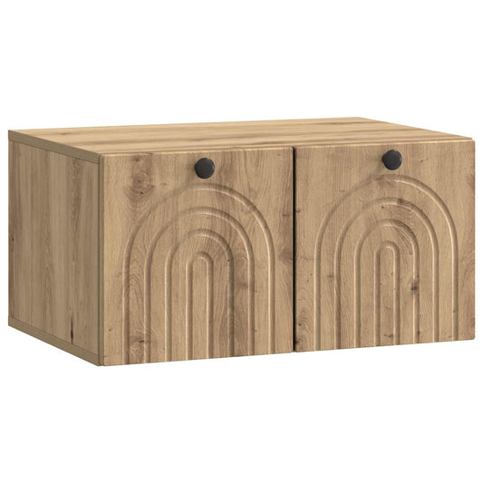 Wall-Mounted TV Cabinet Artisan Oak 59.5 x 41 x 30 cm Wall-Mounted TV Cabinet Artisan Oak 59.5 x 41 x 30 cm