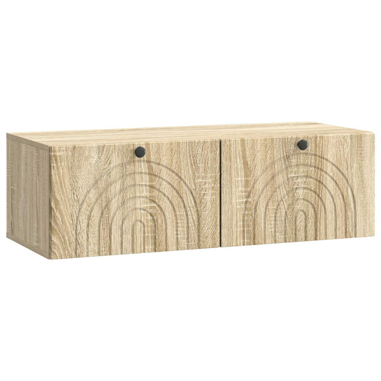 Wall-Mounted TV Cabinet Wall-mounted Sonoma Oak 98 x 41 x 30 cm Wall-Mounted TV Cabinet Wall-mounted Sonoma Oak 98 x 41 x 30 cm