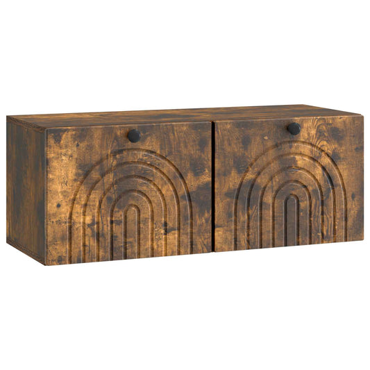 Wall-Mounted TV Cabinet Smoked Oak 78.5 x 31 x 30 cm Wall-Mounted TV Cabinet Smoked Oak 78.5 x 31 x 30 cm