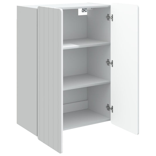 Wall-Mounted Cabinet White 66 x 34.5 x 92 cm Engineered Wood Wall-Mounted Cabinet White 66 x 34.5 x 92 cm Engineered Wood
