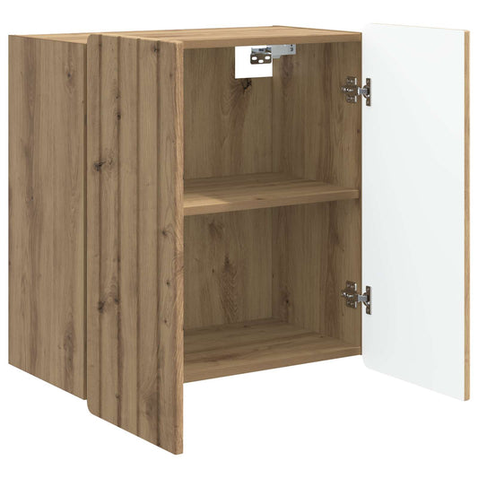 Wall-Mounted Cabinet Artisan Oak 59 x 31 x 64 cm Wall-Mounted Cabinet Artisan Oak 59 x 31 x 64 cm