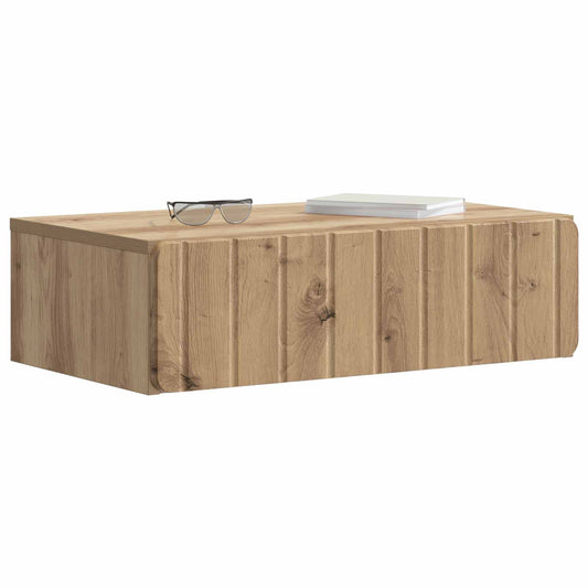 Wall-Mounted Side Table Artisan Oak 59 x 34.5 x 17 cm Wall-Mounted Side Table Artisan Oak 59 x 34.5 x 17 cm