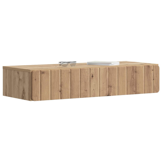 Wall-Mounted Side Table Artisan Oak 87.5 x 34.5 x 17 cm Wall-Mounted Side Table Artisan Oak 87.5 x 34.5 x 17 cm