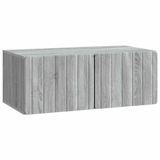 Wall-Mounted TV Cabinet Grey Sonoma 78.5 x 41 x 30 cm Wall-Mounted TV Cabinet Grey Sonoma 78.5 x 41 x 30 cm