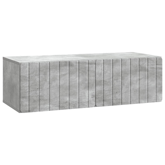 Wall-Mounted TV Cabinet Concrete Grey 98 x 41 x 30 cm Wall-Mounted TV Cabinet Concrete Grey 98 x 41 x 30 cm