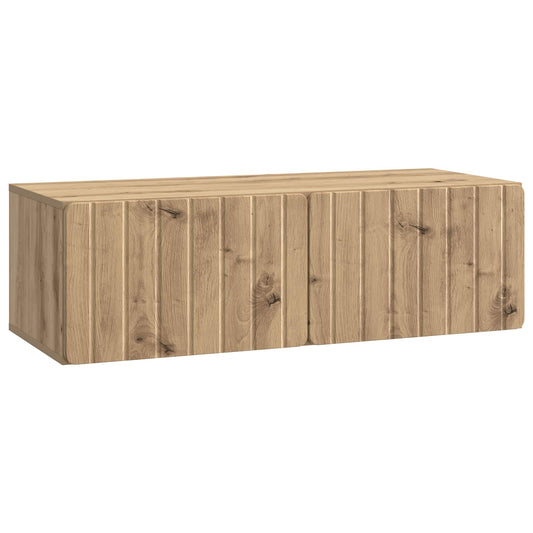 Wall-Mounted TV Cabinet Artisan Oak 98 x 41 x 30 cm Wall-Mounted TV Cabinet Artisan Oak 98 x 41 x 30 cm