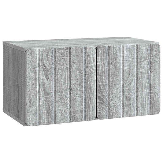 Wall-Mounted TV Cabinet Grey Sonoma 59.5 x 31 x 30 cm Wall-Mounted TV Cabinet Grey Sonoma 59.5 x 31 x 30 cm