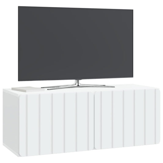 Wall-Mounted TV Cabinet White 78.5 x 31 x 30 cm Engineered Wood Wall-Mounted TV Cabinet White 78.5 x 31 x 30 cm Engineered Wood