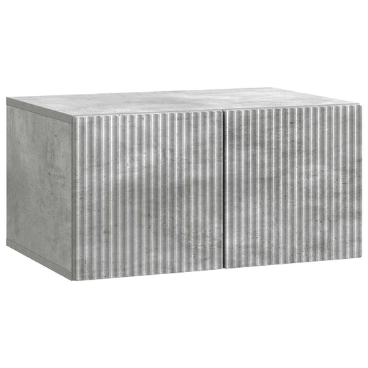 Wall-Mounted TV Cabinet Concrete Grey 59.5 x 41 x 30 cm Wall-Mounted TV Cabinet Concrete Grey 59.5 x 41 x 30 cm