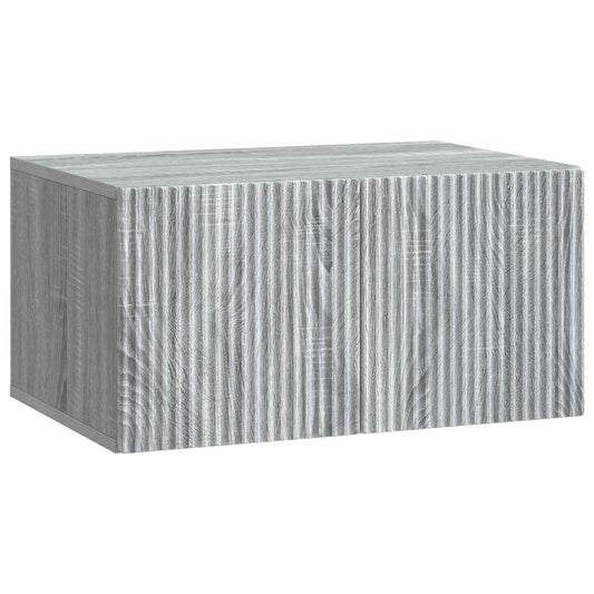 Wall-Mounted TV Cabinet Grey Sonoma 59.5 x 41 x 30 cm Wall-Mounted TV Cabinet Grey Sonoma 59.5 x 41 x 30 cm