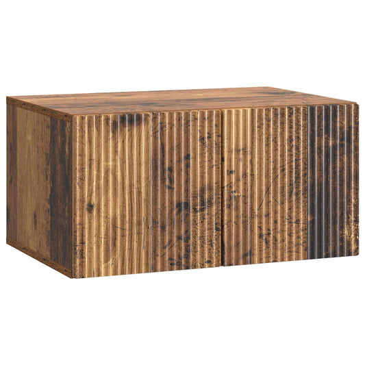 Wall-Mounted TV Cabinet Wall-mounted Old Wood 59.5 x 41 x 30 cm Wall-Mounted TV Cabinet Wall-mounted Old Wood 59.5 x 41 x 30 cm