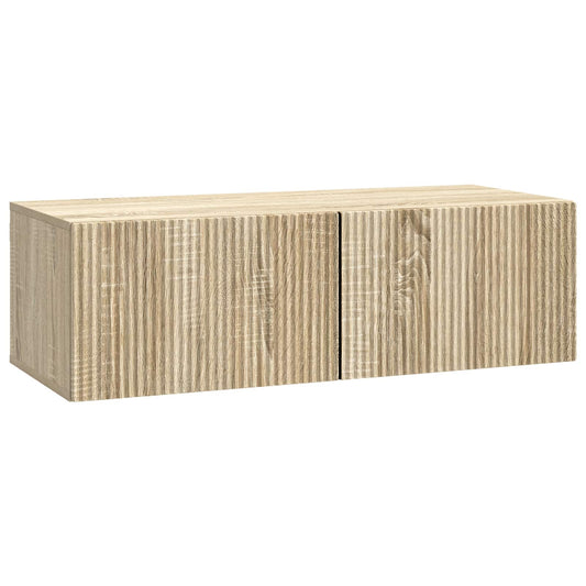 Wall-Mounted TV Cabinet Wall-mounted Sonoma Oak 98 x 41 x 30 cm Wall-Mounted TV Cabinet Wall-mounted Sonoma Oak 98 x 41 x 30 cm