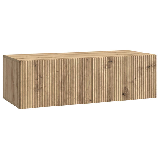 Wall-Mounted TV Cabinet Artisan Oak 98 x 41 x 30 cm Wall-Mounted TV Cabinet Artisan Oak 98 x 41 x 30 cm