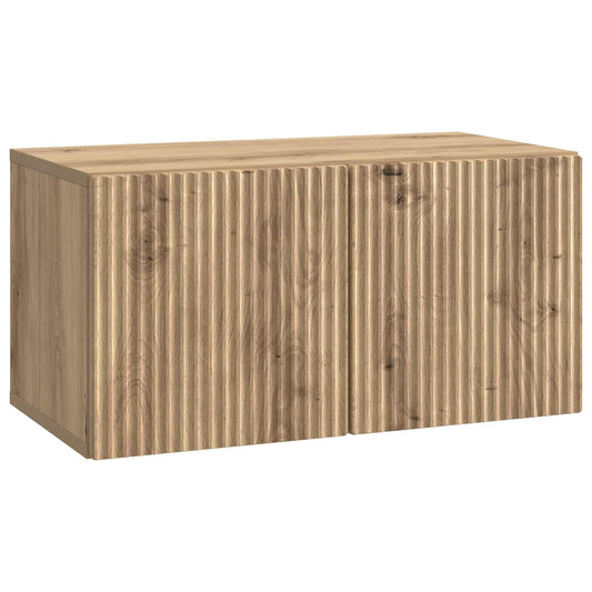 Wall-Mounted TV Cabinet Artisan Oak 59.5 x 31 x 30 cm Wall-Mounted TV Cabinet Artisan Oak 59.5 x 31 x 30 cm