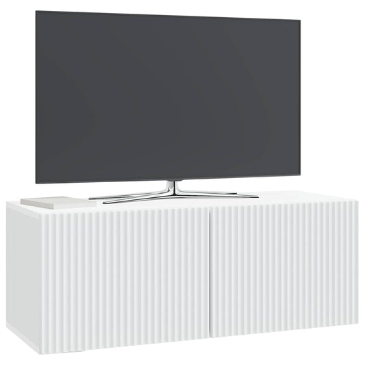 Wall-Mounted TV Cabinet White 78.5 x 31 x 30 cm Engineered Wood Wall-Mounted TV Cabinet White 78.5 x 31 x 30 cm Engineered Wood