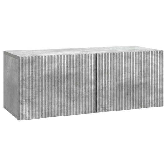Wall-Mounted TV Cabinet Concrete Grey 78.5 x 31 x 30 cm Wall-Mounted TV Cabinet Concrete Grey 78.5 x 31 x 30 cm