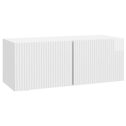 Wall-Mounted TV Cabinet High Gloss White 78.5 x 31 x 30 cm Wall-Mounted TV Cabinet High Gloss White 78.5 x 31 x 30 cm