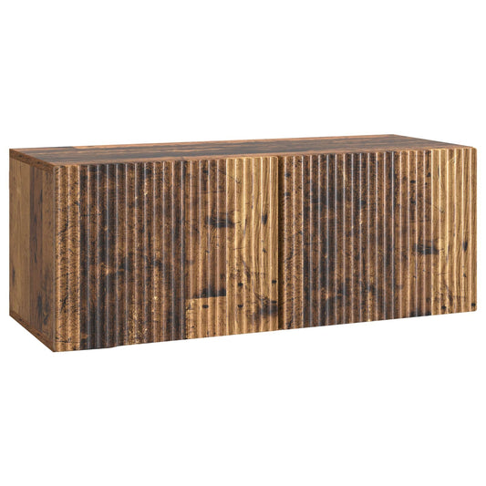 Wall-Mounted TV Cabinet Wall-mounted Old Wood 78.5 x 31 x 30 cm Wall-Mounted TV Cabinet Wall-mounted Old Wood 78.5 x 31 x 30 cm