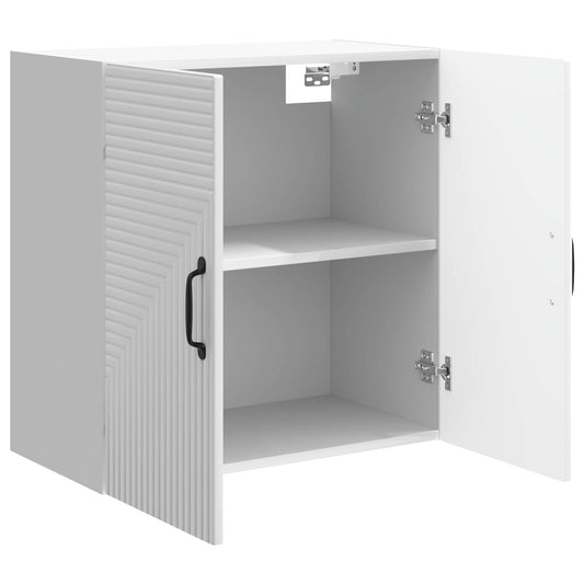 Wall-Mounted Cabinet High Gloss White 59 x 31 x 60 cm Wall-Mounted Cabinet High Gloss White 59 x 31 x 60 cm