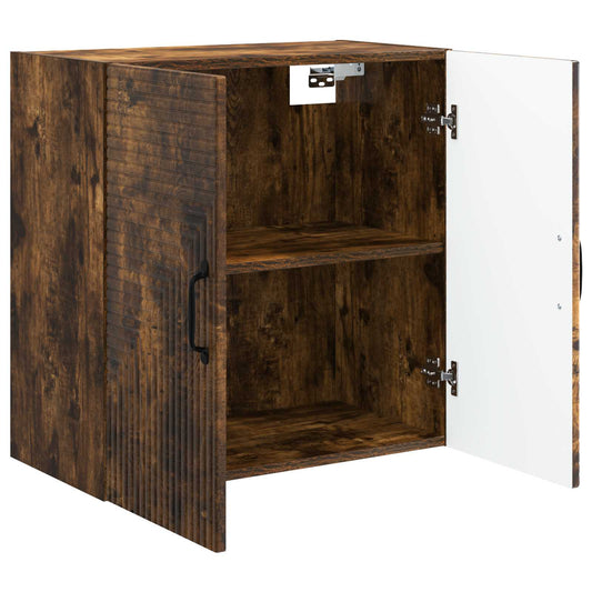 Wall-Mounted Cabinet Smoked Oak 59 x 31 x 60 cm Engineered Wood Wall-Mounted Cabinet Smoked Oak 59 x 31 x 60 cm Engineered Wood