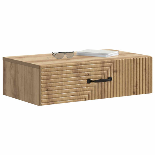 Wall-Mounted Side Table Artisan Oak 59 x 34.5 x 17 cm Wall-Mounted Side Table Artisan Oak 59 x 34.5 x 17 cm