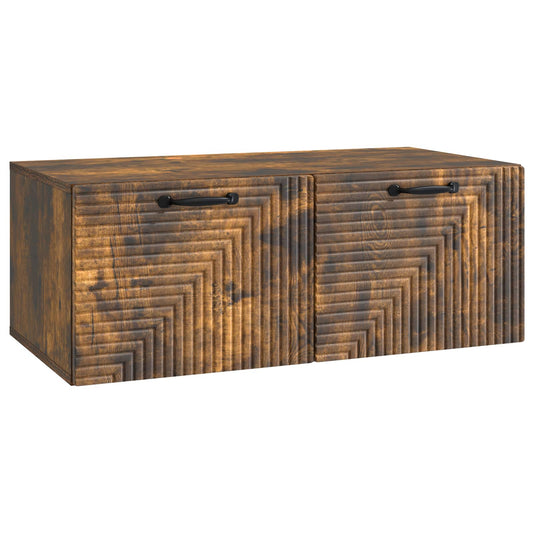 Wall-Mounted TV Cabinet Smoked Oak 78.5 x 41 x 30 cm Wall-Mounted TV Cabinet Smoked Oak 78.5 x 41 x 30 cm