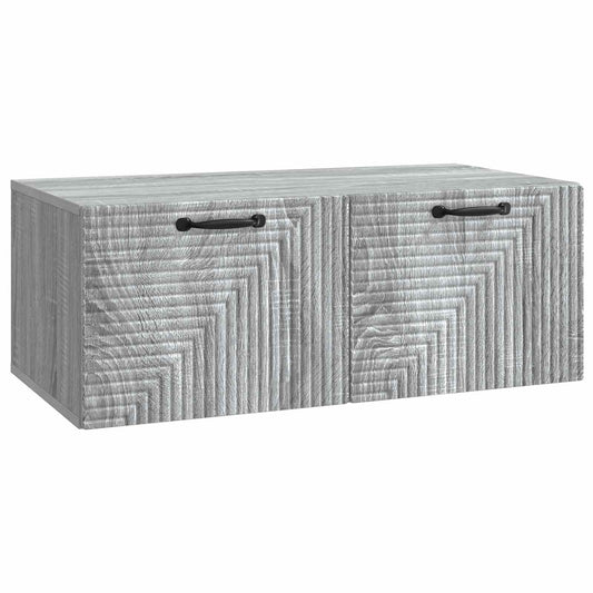 Wall-Mounted TV Cabinet Grey Sonoma 78.5 x 41 x 30 cm Wall-Mounted TV Cabinet Grey Sonoma 78.5 x 41 x 30 cm