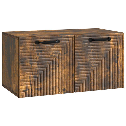 Wall-Mounted TV Cabinet Smoked Oak 59.5 x 31 x 30 cm Wall-Mounted TV Cabinet Smoked Oak 59.5 x 31 x 30 cm