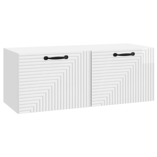 Wall-Mounted TV Cabinet High Gloss White 78.5 x 31 x 30 cm Wall-Mounted TV Cabinet High Gloss White 78.5 x 31 x 30 cm