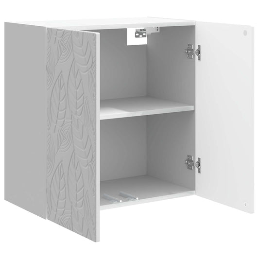 Wall-Mounted Cabinet High Gloss White 59 x 31 x 60 cm Wall-Mounted Cabinet High Gloss White 59 x 31 x 60 cm